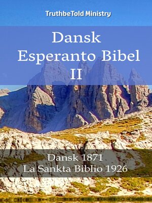cover image of Dansk Esperanto Bibel II